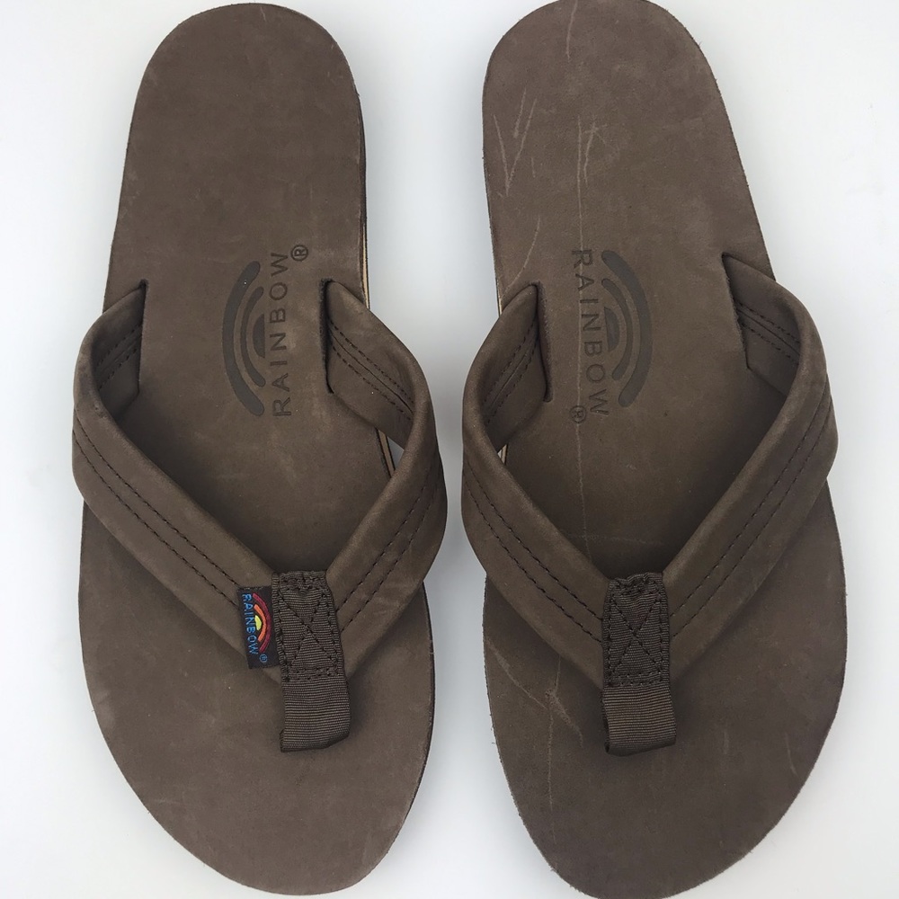 Rainbow 301alts chocolate size MED 8.5-9.5